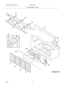 03 - Replacement Parts parts for Electrolux Hood E488WV120S from AppliancePartsPros.com