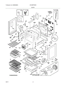 05 - Body parts for Electrolux Range CEI30EF5GSG from AppliancePartsPros.com