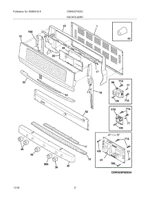 03 - Backguard parts for Electrolux Range CEW30DF6GSJ from AppliancePartsPros.com