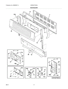 03 - Backguard parts for Electrolux Range CEW30EF6GSJ from AppliancePartsPros.com