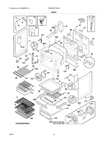 05 - Body parts for Electrolux Range CEW30EF6GSJ from AppliancePartsPros.com
