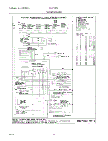 12 - Wiring Diagram parts for Electrolux Range E30DF74GPS1 from AppliancePartsPros.com