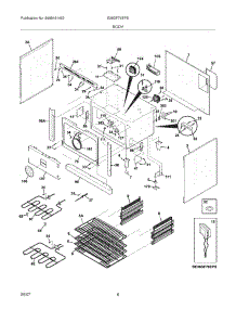 07 - Body parts for Electrolux Range E36DF76EPS from AppliancePartsPros.com