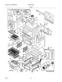 05 - Body parts for Electrolux Range EI30ES5CJSA from AppliancePartsPros.com