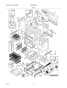 07 - Body parts for Electrolux Range EI30GS55JSA from AppliancePartsPros.com