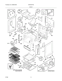 07 - Body parts for Electrolux Range CEW30GF6GBC from AppliancePartsPros.com