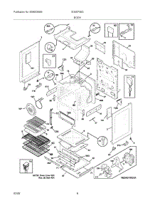07 - Body parts for Electrolux Range EI30GF55GWA from AppliancePartsPros.com