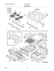07 - Top / Drawer parts for Electrolux Range EW30EF65GSC from AppliancePartsPros.com
