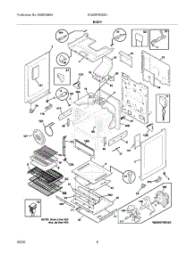07 - Body parts for Electrolux Range EI30GF55GSD from AppliancePartsPros.com