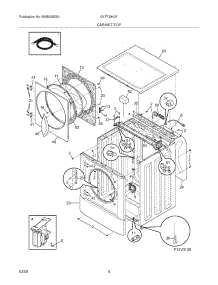 05 - Cabinet / Top parts for Frigidaire Washer GLTF2940FS2 from AppliancePartsPros.com