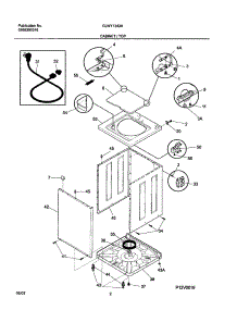 03 - Cabinet / Top parts for Frigidaire Washer GLWY1343AS0 from AppliancePartsPros.com