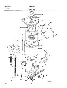 05 - Motor / Tub parts for Frigidaire Washer GLWY1343AS0 from AppliancePartsPros.com