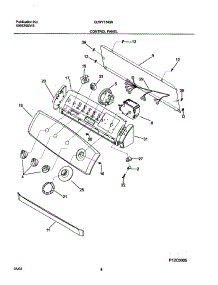 09 - Control Panel parts for Frigidaire Washer GLWY1343AS0 from AppliancePartsPros.com