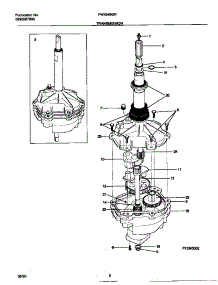 04 - Transmission parts for Frigidaire Washer FWX645GES0 from AppliancePartsPros.com