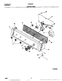 05 - Control Panel parts for Frigidaire Washer FWX645GES0 from AppliancePartsPros.com