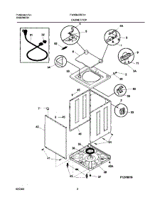 03 - Wshr Cab,Top parts for Frigidaire Washer FWXB45RGS1 from AppliancePartsPros.com