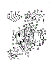 03 - Cabinet, Hoses parts for Frigidaire Washer WF2000DW1 from AppliancePartsPros.com