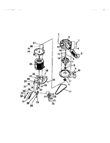 11 - Pump, Motor parts for Frigidaire Washer WCIMF1 from AppliancePartsPros.com