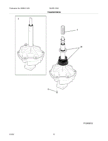 07 - Transmission parts for Frigidaire Washer GLWS1233AS2 from AppliancePartsPros.com