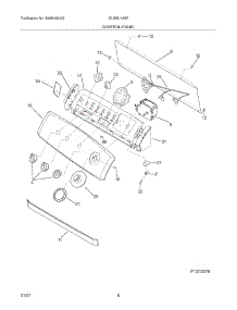 09 - Control / Panel parts for Frigidaire Washer GLWS1439FC0 from AppliancePartsPros.com