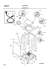 03 - Cabinet / Top parts for Frigidaire Washer GLWS1939AS0 from AppliancePartsPros.com