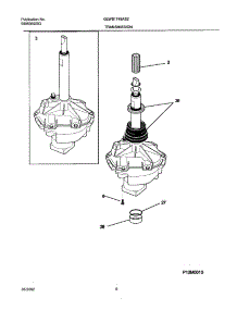 07 - Transmission parts for Frigidaire Washer GLWS1749AS2 from AppliancePartsPros.com
