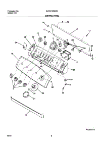 09 - Control Panel parts for Frigidaire Washer GLWS1939AS0 from AppliancePartsPros.com