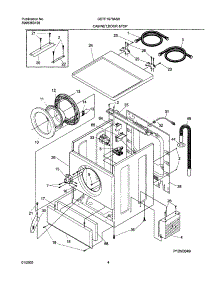05 - Wshr Cab,Door parts for Frigidaire Washer GSTF1670AS0 from AppliancePartsPros.com