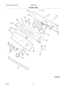 09 - Control Panel parts for Frigidaire Washer GSWS9719AS1 from AppliancePartsPros.com