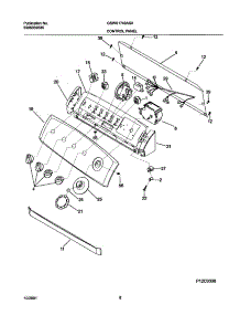 09 - Control Panel parts for Frigidaire Washer GSWS1749AS0 from AppliancePartsPros.com