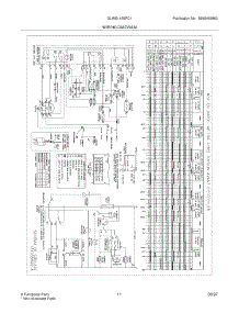 11 - Wiring Diagram parts for Frigidaire Washer GLWS1439FC1 from AppliancePartsPros.com