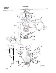 05 - Motor / Tub parts for Frigidaire Washer GSWS9719AS0 from AppliancePartsPros.com
