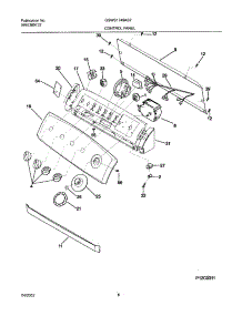 09 - Control Panel parts for Frigidaire Washer GSWS1749AS2 from AppliancePartsPros.com