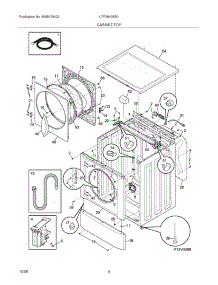 05 - Cabinet / Top parts for Frigidaire Washer LTF2940EE0 from AppliancePartsPros.com