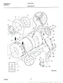 07 - Tub & Motor parts for Frigidaire Washer LFW201EW0 from AppliancePartsPros.com
