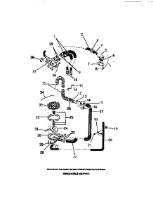 06 - Pump, Hoses, Water  Valve parts for Frigidaire Washer WISCL3 from AppliancePartsPros.com