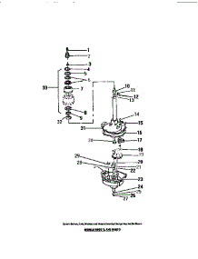 08 - Mechanism parts for Frigidaire Washer WISCL3 from AppliancePartsPros.com