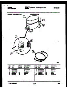 04 - Compressor Parts parts for Frigidaire Dehumidifier MC30S7GYNB from AppliancePartsPros.com