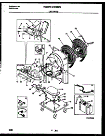 03 - Unit Parts parts for Frigidaire Dehumidifier MDD30TG2 from AppliancePartsPros.com
