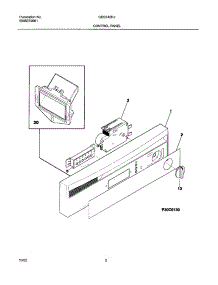 03 - Control Panel parts for Gibson Dishwasher GDB742RJB3 from AppliancePartsPros.com