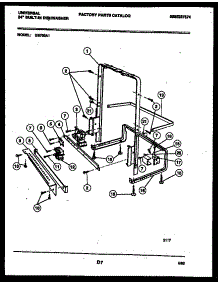 07 - Power Dry And Motor Parts parts for Frigidaire Dishwasher DB700AW1 from AppliancePartsPros.com