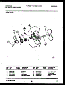 03 - Cam parts for Frigidaire Dishwasher DB110PW1 from AppliancePartsPros.com