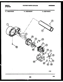 05 - Blower And Drive Parts parts for Frigidaire Dryer DE27A7WXFE from AppliancePartsPros.com