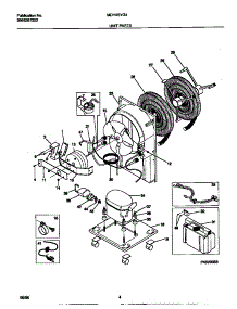 03 - Unit Parts parts for Frigidaire Dehumidifier MDH25YG3 from AppliancePartsPros.com