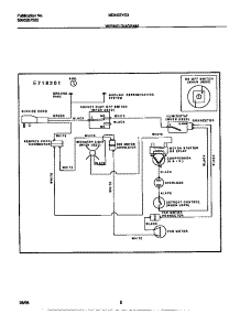 04 - Wiring Diagram parts for Frigidaire Dehumidifier MDH25YG3 from AppliancePartsPros.com