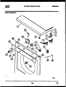 04 - Top, Control And Miscellaneous Part parts for Frigidaire Dryer DE27S6WVFD from AppliancePartsPros.com