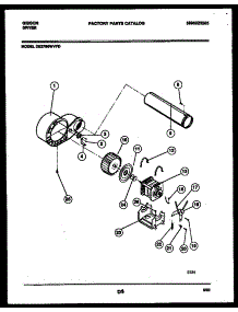 05 - Blower And Drive Parts parts for Frigidaire Dryer DE27S6WVFD from AppliancePartsPros.com