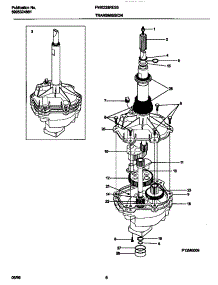 04 - P12m0009 Transmission parts for Frigidaire Washer FWX233RES5 from AppliancePartsPros.com