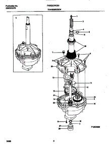04 - P12m0009 Transmission parts for Frigidaire Washer FWXB23RGS0 from AppliancePartsPros.com