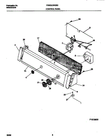 05 - P12c0030 Control Panel parts for Frigidaire Washer FWXB23RGS0 from AppliancePartsPros.com